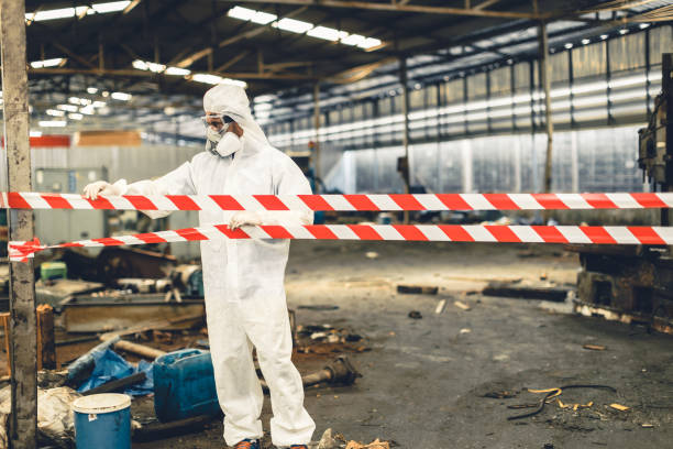 Professional Odor Removal technician working in Midpines, CA